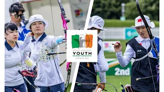 Korea v China – recurve U18 women team gold | Limerick 2023 World Archery Youth Championships