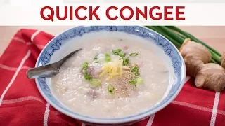 Quick & Easy Congee | Jok | Rice Porridge - Thai Breakfast Recipe - โจ๊กหมูสับ แบบง่าย