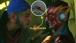 Captain Boomerang Cutting Flash finger - Suicide Squad Kill the Justice League Scene 4K