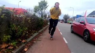 Powerslide Swell Nite 125 - Autumn 2022 - Cruising  the streets of the Netherlands