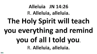 29 May 2020 Catholic Mass Daily Bible Reading