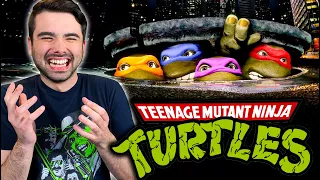 Watching TEENAGE MUTANT NINJA TURTLES for the First Time! (1990) TMNT Movie Reaction