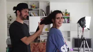 Making of One Lenght haircut (Backstage)