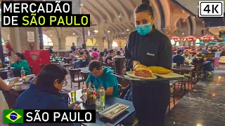 Walking in São Paulo Municipal Market 🇧🇷 | São Paulo, Brazil |【4K】2021