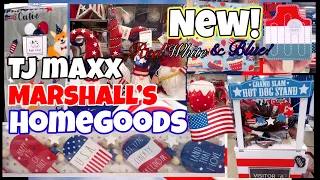 Yes! FINALLY SEEING MORE NEW RED, WHITE@ BLUE @ Homegoods, TJ MAXX & Marshall’s!💙❤️🤍🇺🇸