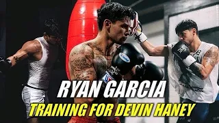 Ryan Garcia Training Camp For Devin Haney