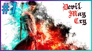 DmC: Devil May Cry - Прохождение Nephilim - Стрим №1 (Озвучка и текстуры от R.G. MVO)