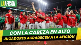 Jugadores de México agradecen apoyo a la afición tras Clásico Mundial de Beisbol