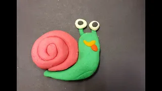 Clay Modelling For Kids #shorts #snail