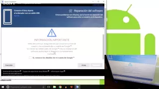 hacer hard reset a cualquier sony xperia con tu PC.