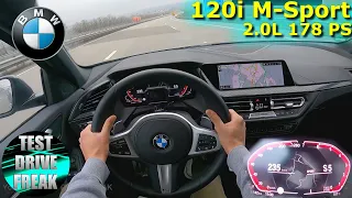 2021 BMW 120i M-Sport 178 PS TOP SPEED AUTOBAHN DRIVE POV