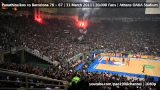 Pao vs Barca 78-67 | 20.000+ Fans | Last 5minutes | 1080p