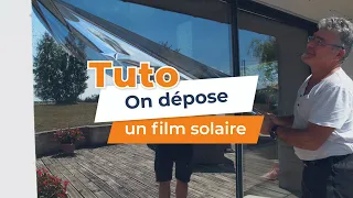 Comment retirer un film adhésif pour vitrage ?