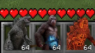 Minecraft DON'T SPAWN GODZILLA vs KING KONG MOD ! Godzilla Vs Kong !
