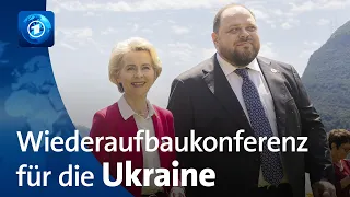 Ukraine-Krieg: Wiederaufbaukonferenz in Lugano