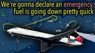 EMERGENCY! Endeavor CRJ-900 Fuel Leak after departure. REAL ATC