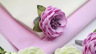 They Will Be A HIT 🌺🌺🌺 Amazing Foamiran Flowers For Girls 🌺 Hairpin DIY