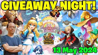 $100 Giveaway Night!!! 10-Year Ancient Transcendence Scroll Pack (Summoners War)