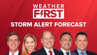 Weather First forecast: Strong to severe storms possible Friday, again Sunday