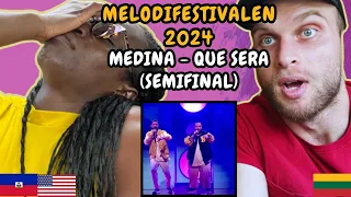 REACTION TO Medina - Que Sera (Sweden 🇸🇪 Melodifestivalen 2024) | FIRST TIME LISTENING TO MEDINA