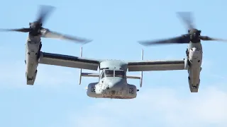 😮 MCAS Yuma Boeing Bell MV-22 Osprey & Sikorsky CH-53 E Super Stallion US Marines | helicopter