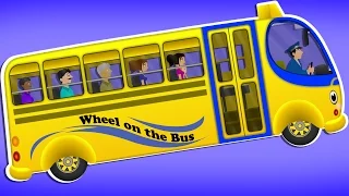 Wheels On the Bus | Nursery Rhyme | Kids & Baby Song | Children Video
