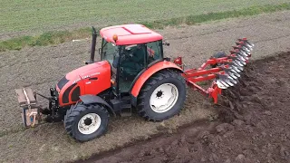 Zetor eco ploughing