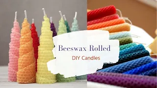 How to Make Rolled beeswax Candles