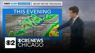 Tracking storms for the Chicago area Tuesday evening