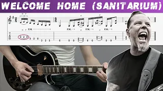 METALLICA -  WELCOME HOME SANITARIUM (Guitar cover with TAB | Lesson)