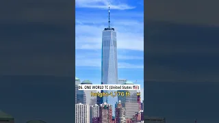 Top 10 tallest buildings in the world 🌎 #shorts