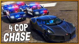 GTA 5 Roleplay - 4 Cops Chase $20 Million Bugatti | RedlineRP #946