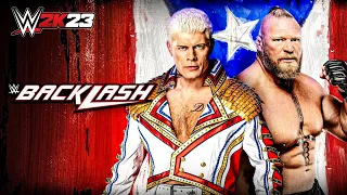 Cody Rhodes vs Brock Lesnar: WWE Backlash 2023 Full Match