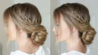 Looped Braid Low Bun | Missy Sue