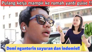 PULANG KERJA MAMPIR KE RUMAH YANTI GUIXE!! BELANJA SAYUR DAN INDOMIE!! RESIKO TEMAN EMAK2 REMPONG!