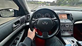 DOING HARD PULLS IN MY INFINITI G37! *POV DRIVE*