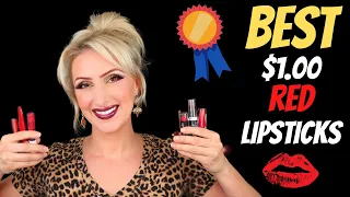 *BEST* AFFORDABLE RED LIPSTICK 💄💋DOLLAR TREE MAKEUP