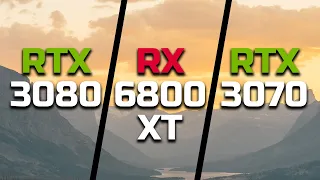 RTX 3080 vs RX 6800 XT vs RTX 3070 - Test in 10 Games