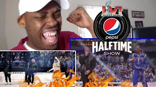 Dr. Dre, Snoop Dogg, Eminem, Mary J. Blige & Kendrick Lamar Super Bowl LVI Halftime Show REACTION!