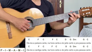 PALAVRA CERTA (bíblia) | como tocar no violão [letra e cifra]