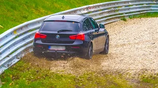 Nürburgring Highlights, DIFFICULT Conditions, Action Touristenfahrten Nordschleife