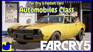 FASTEST CARS IN FAR CRY 5 (Automobiles Class)