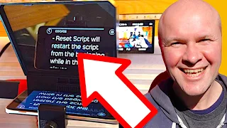 BEST MINI BUDGET TELEPROMPTER? Ambitful + Parrot app autocue for Sony ZV1 camera and Zoom! REVIEW