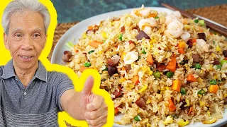 ❤️  Dad's SCRUMPTIOUS Yangzhou Fried Rice (揚州炒飯)!