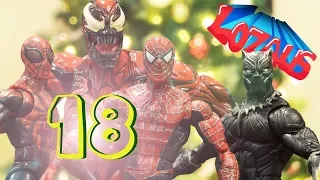 SPIDERMAN STOP MOTION Action Video Part 18 with Black Panther