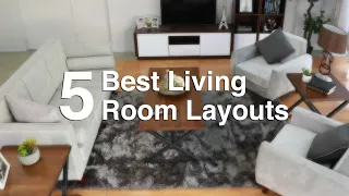 5 Best Living Room Layouts | MF Home TV