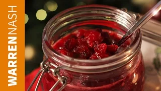 Easy Cranberry Sauce Recipe - Christmas in 60 - Recipes by Warren Nash