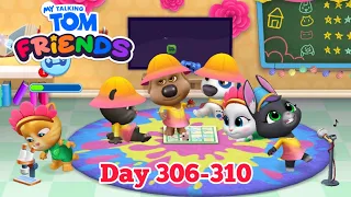 My Talking Tom Friends Day 306 to Day 310 Complete Gameplay (Android, iOS) #talkingtom