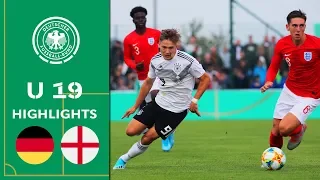 Corner flick goal wins it for Germany! | Germany vs. England 1-0 | Highlights | U19 Friendly