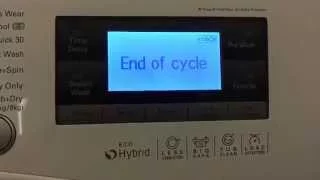 LG F1695RDH Washer Dryer Cycle Complete Melody (1080p 60FPS)
